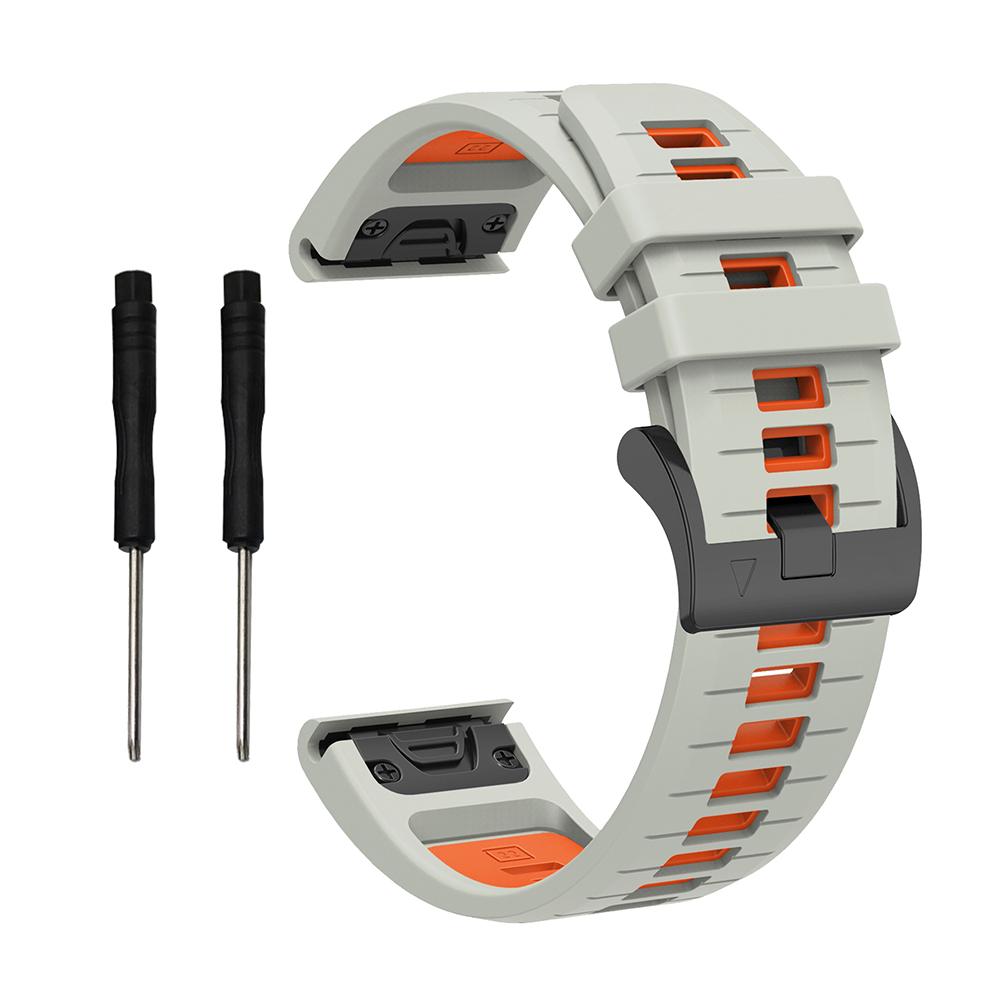 Silicone Watch Strap 26mm 22mm For QuickFit Garmin Band Fenix 8 7X 7 7S 6X 6 Pro 5 5X Epix 2 Forerunner 965 955 945 Instinct 2