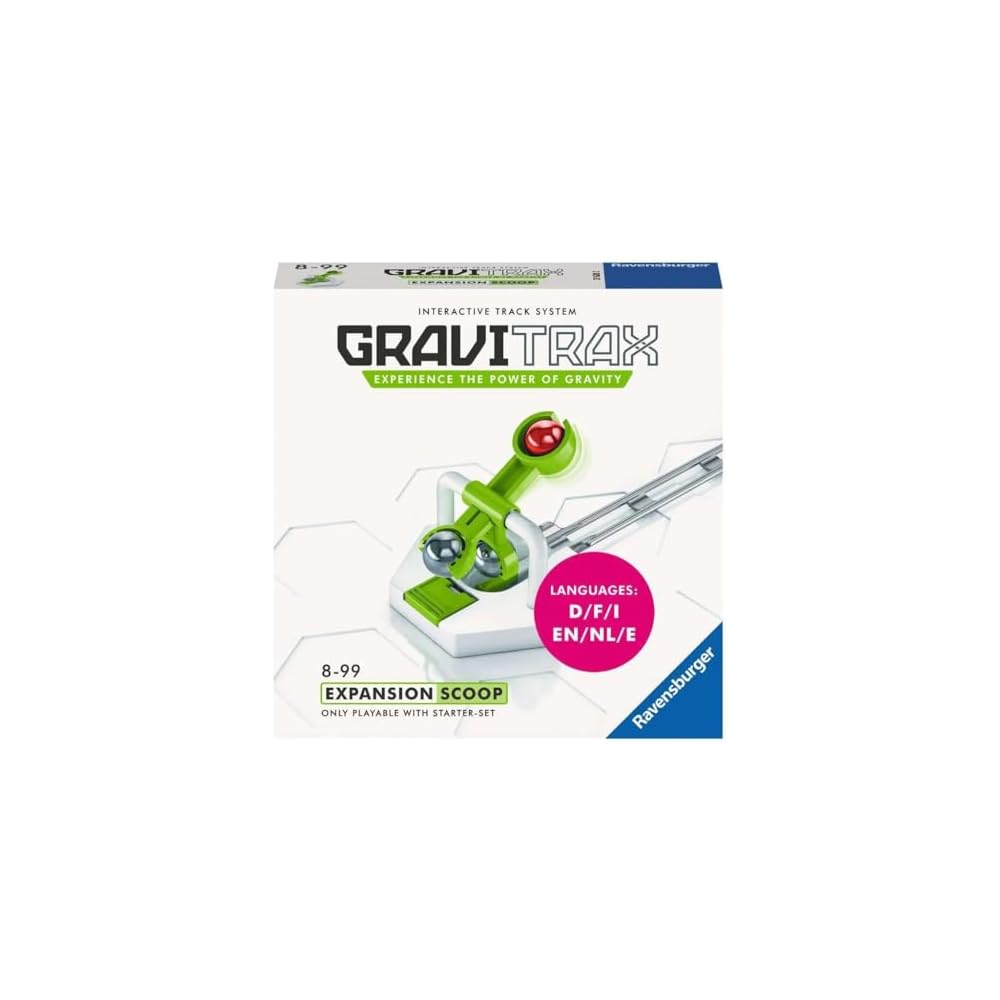 

Ravensburger GraviTrax Marble Run Scoop Accessory 26821 Educational Toy for Ages 8 and Up