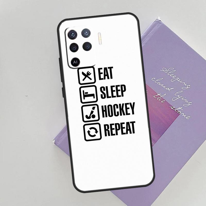 

Hockey Ice Rink Burning Hockey Puck Phone Case For Oppo A96 A76 A16 A74 A53 A54 A94 A15 A17 A52 A72 A57S A58 A78 A98 A79 Cover OPPO A96 4G