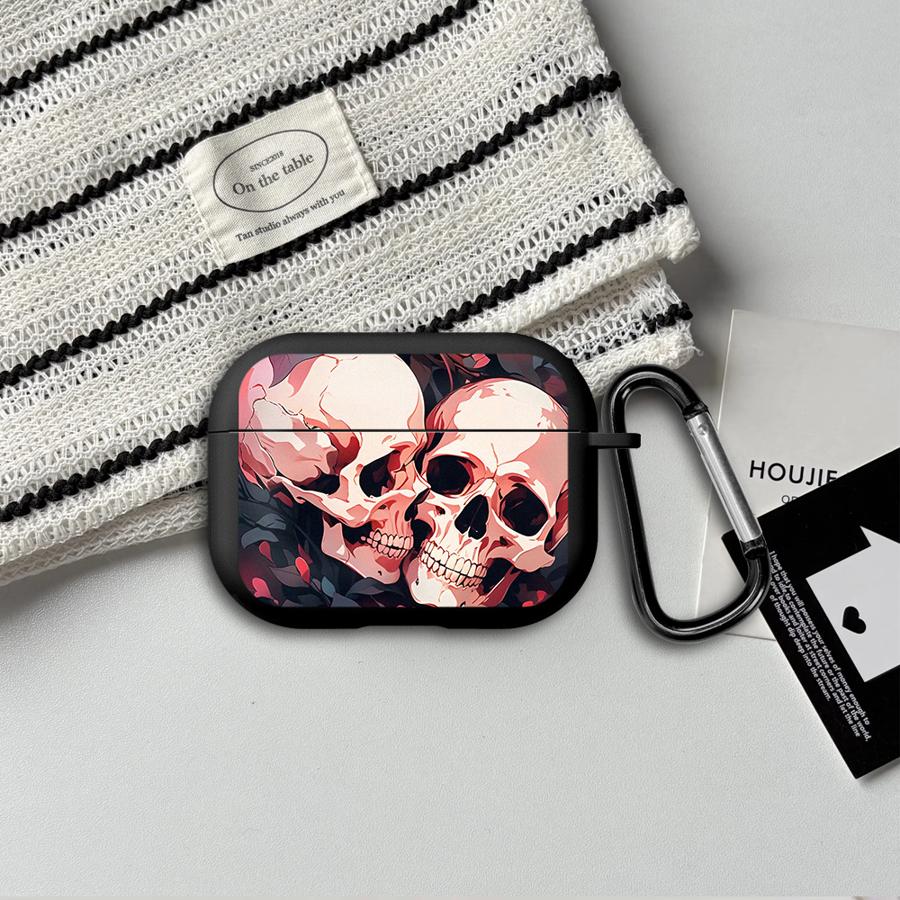 Case For Airpods 4 3 Pro2 Pro Pro3 2 1 Earphone Cases Cover The Skeleton's Love