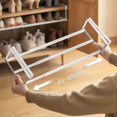 Portable Shoe Storage Rack Under Hanging Large Capacity Hanging Basket Space-saving Sturdy Retractable Shoe Cabinet Household