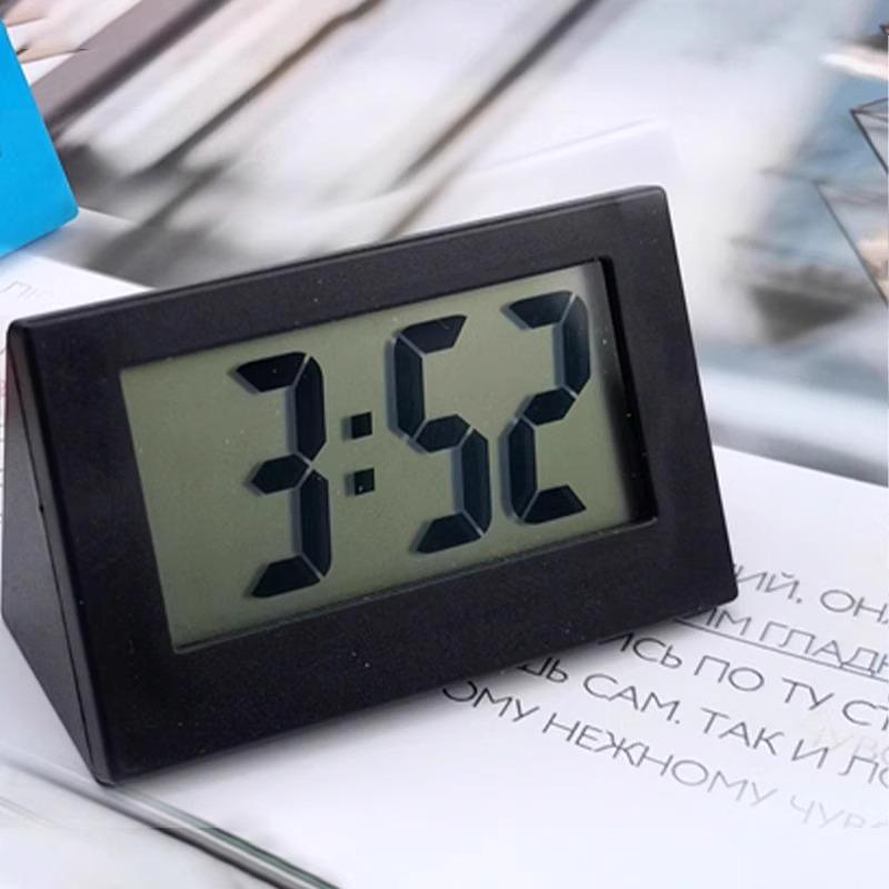 Mini Desktop Digital Clock with Thermometer and Hygrometer