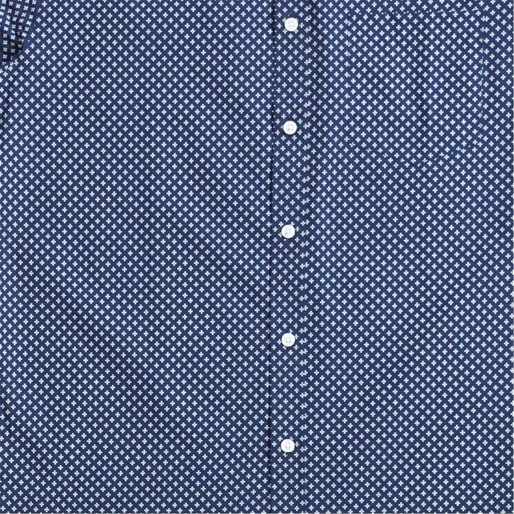 Fabric Mens Poplin Short-Sleeved Shirt