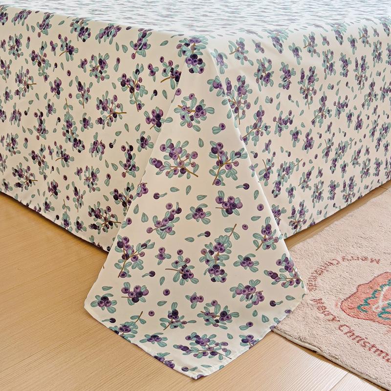 Soft Home Bed Linen Sheets Bed Flat Sheet for Double Bed Plain Solid Color Top Sheets Single/Queen/King Flat Bedsheets