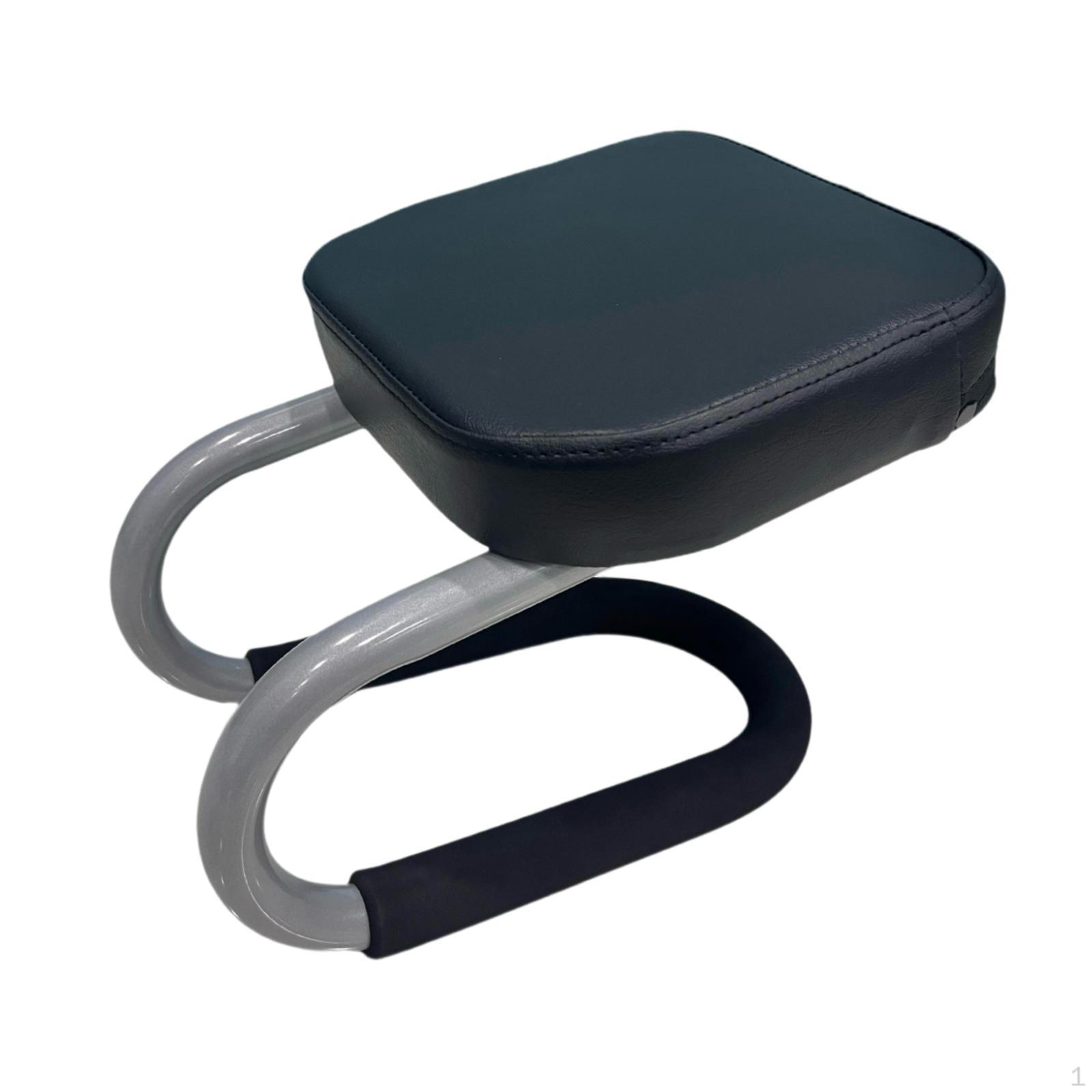 Meditation Stool Ergonomic Portable Bench for Home Adults Studio серый