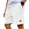 Pantaloncini da uomo in velluto a coste con coulisse - Estivi, Vestibilità ampia, Gamba dritta, Traspiranti, Asciugatura rapida, Casual Sportivi, Cinque pollici