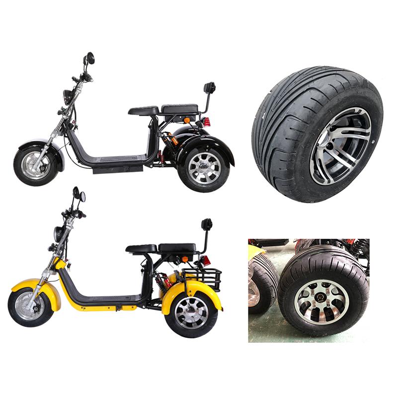 Jantă roată din aliaj de aluminiu 225/40-10 pentru scuter electric Citycoco cu trei roți Piese butuc spate 20.5X10-10 22X10-10 20X10-10