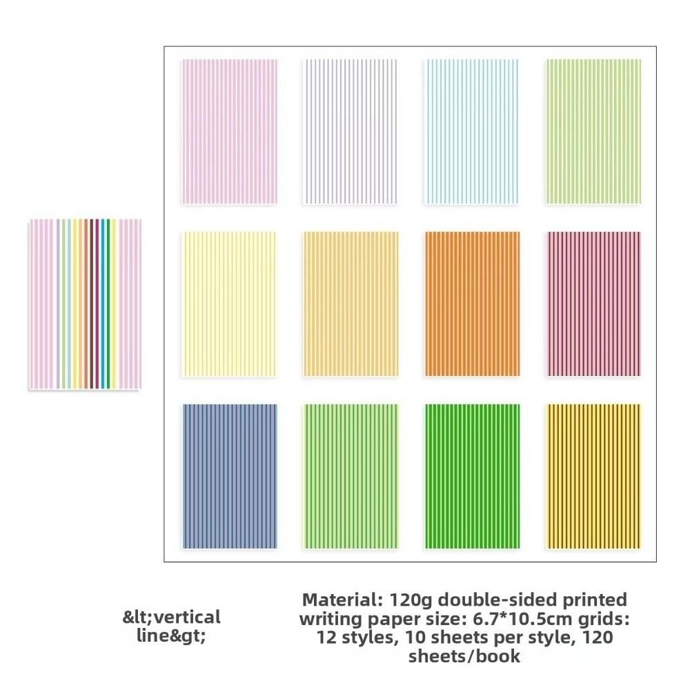 Planner Inserts Inside Paper M5 Tearable Notepad 120 Sheets Colorful Notes Stationery Memo Pad