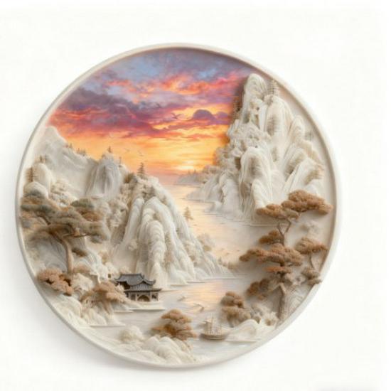 

JY Retro Iron Art Round Wall Decoration Disc Medium (New Version)