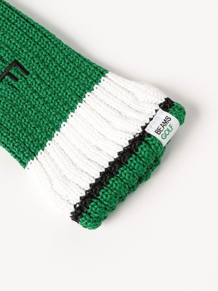 Beams Golf Men's Short Sleeve Knit Tee Headcover 2 (Driver) Green - 81040134833