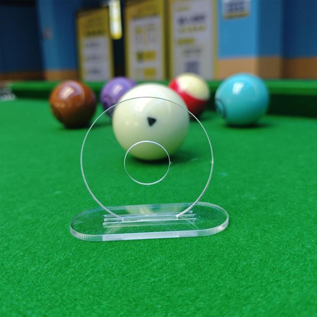 Billardstock Schlagtrainer Poolstock Übungstrainer Mit Anti-Rutsch-Basis Acryl Pool Trainingshilfe Für 8-Ball