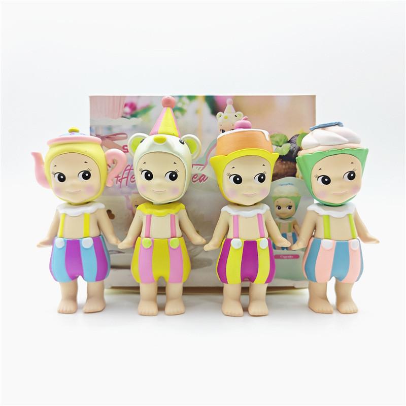 Sonny Angel Figurine Afternoon Tea Series Abs Resin Collectible Model For Gift And Decor