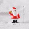 Santa Mini Christmas Claus Snowman Micro Landscape Miniatures Ornament Figurines