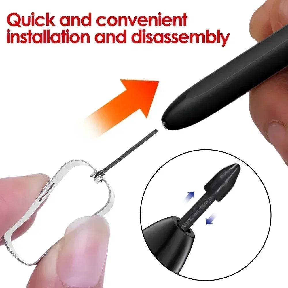 5/15 Bucăți Vârfuri de Înlocuire cu Clips Pentru Samsung Galaxy Tab S9 S9U S9FE S25 S24Ultra S Pencil Vârfuri de Rezervă SPen S-Pen S Pen Vârf