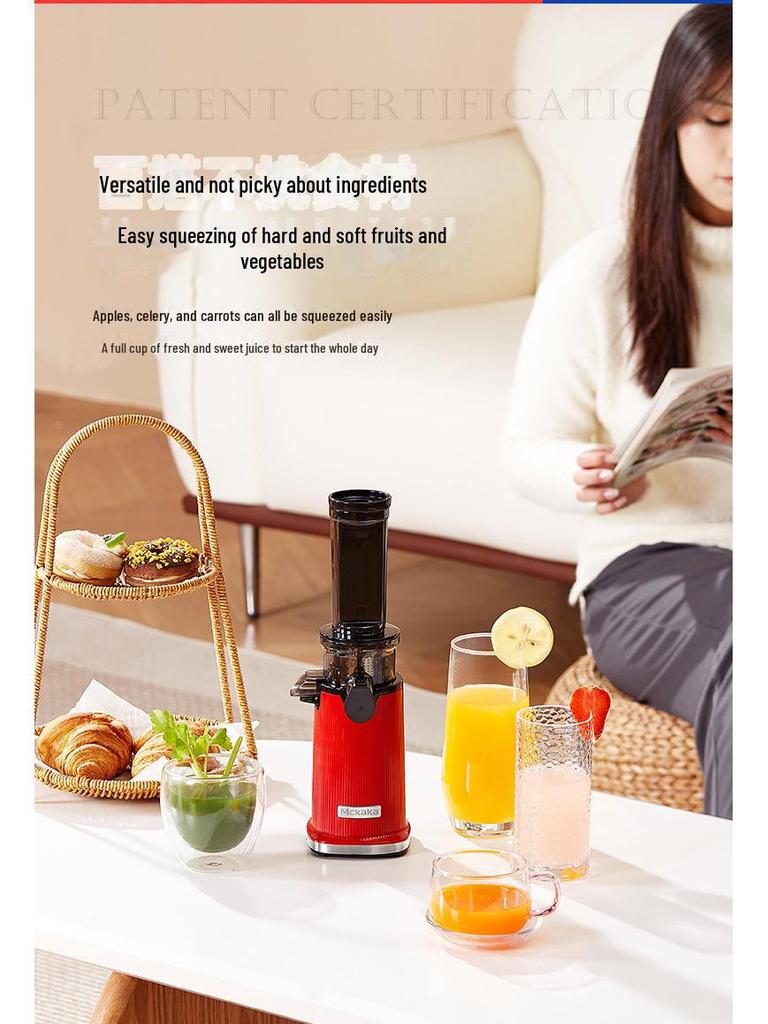 Mckaka Portable Multi-Function Mini Juicer – Pure Juice Separation for Household Use