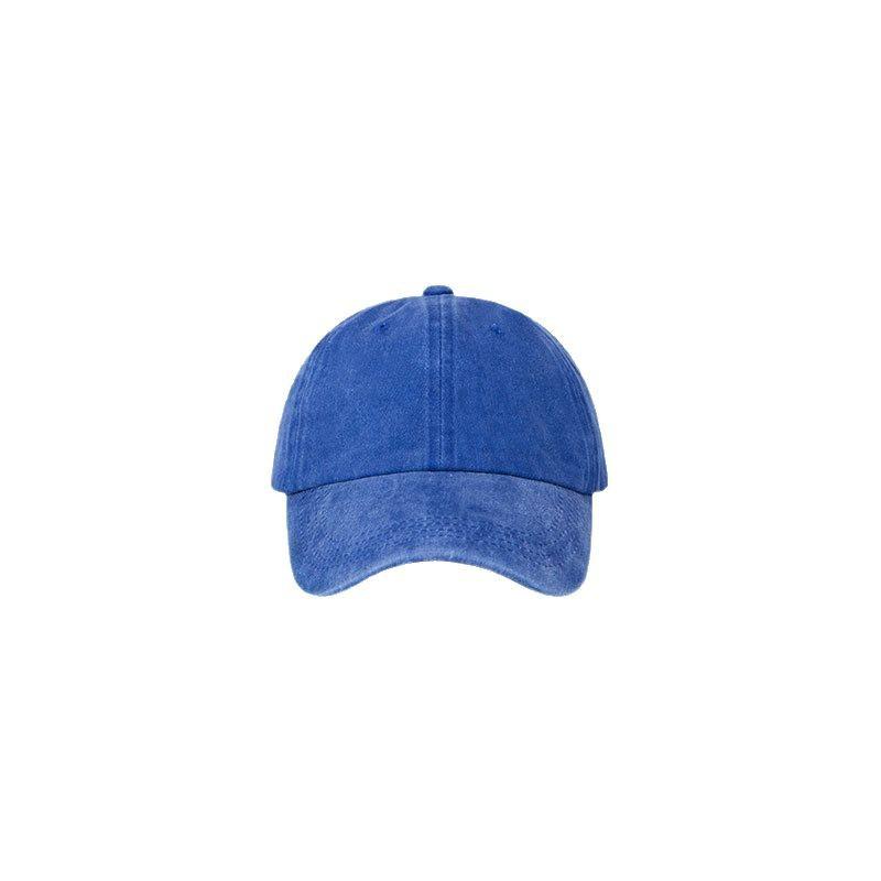 Men's Big Head Hat  Four Seasons Sun Hat  Washing Denim Baseball Hat  Women's Face  Small Old Gray Baseball Cap
