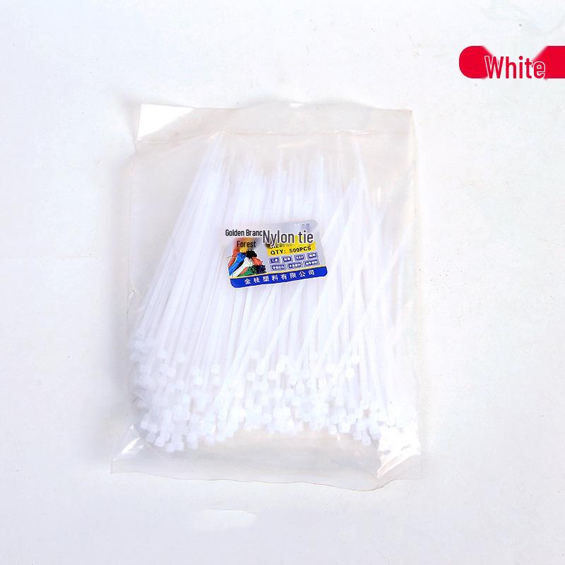 Self-Locking Nylon Cable Ties: Strong, Durable Straps in Black & White