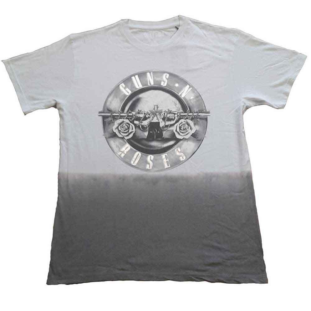 Guns N  Roses Tonal Bullet T-Shirt Grey New Unisex T-Shirt XL