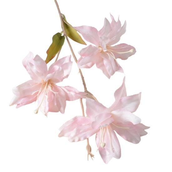 3 Heads Artifical Lily Flowers Full Blooms Fake Real Touch Flower Bouquets for Wedding Party Decor Home Table Centerpiece