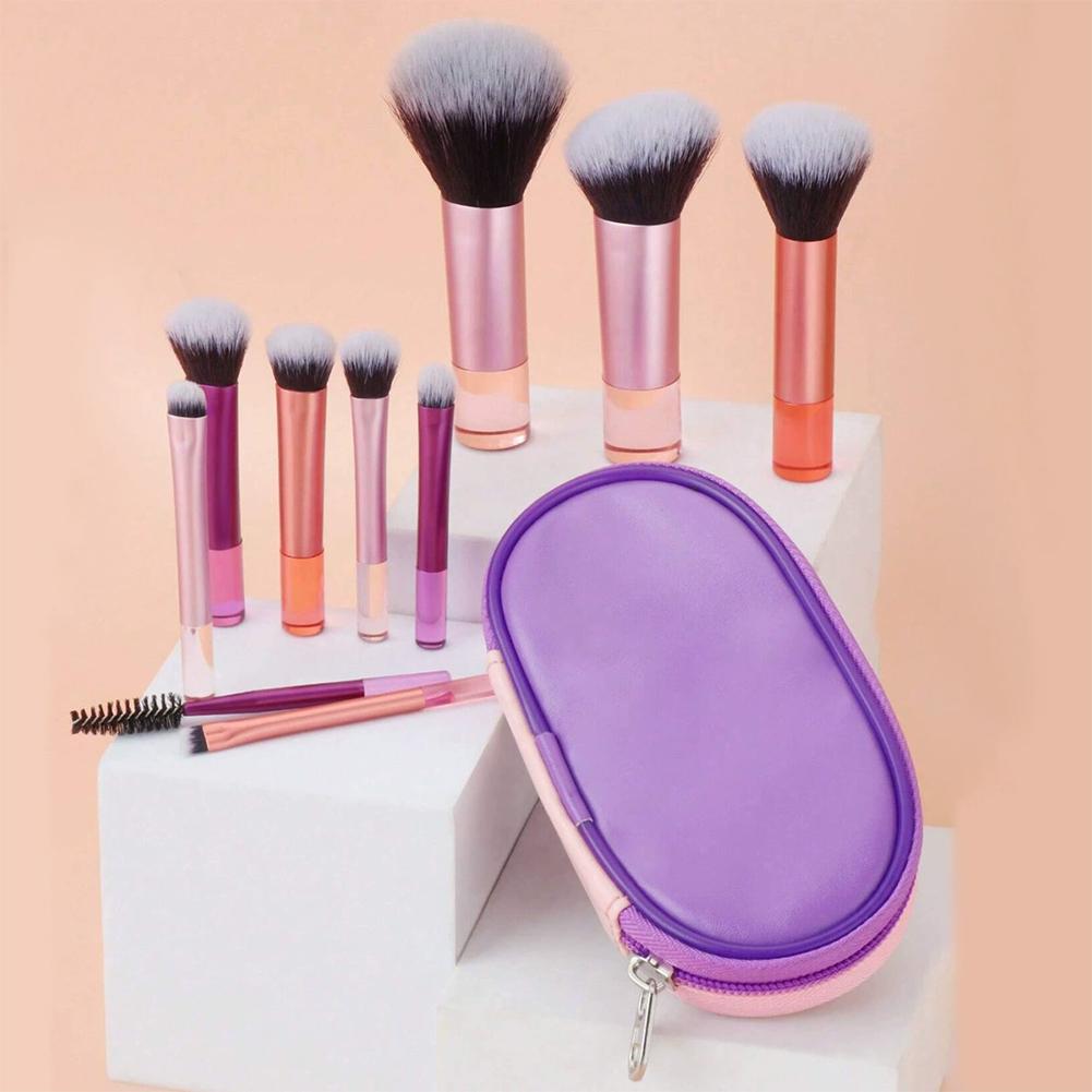 10pcs/set Makeup Brushes Soft Fluffy Eyeshadow Eyeliner Blush Brush Blending Soft Bristles Beauty Tools