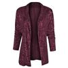 Women's Summer Sequins Long Sleeve Temperament Mid-Length Jacket