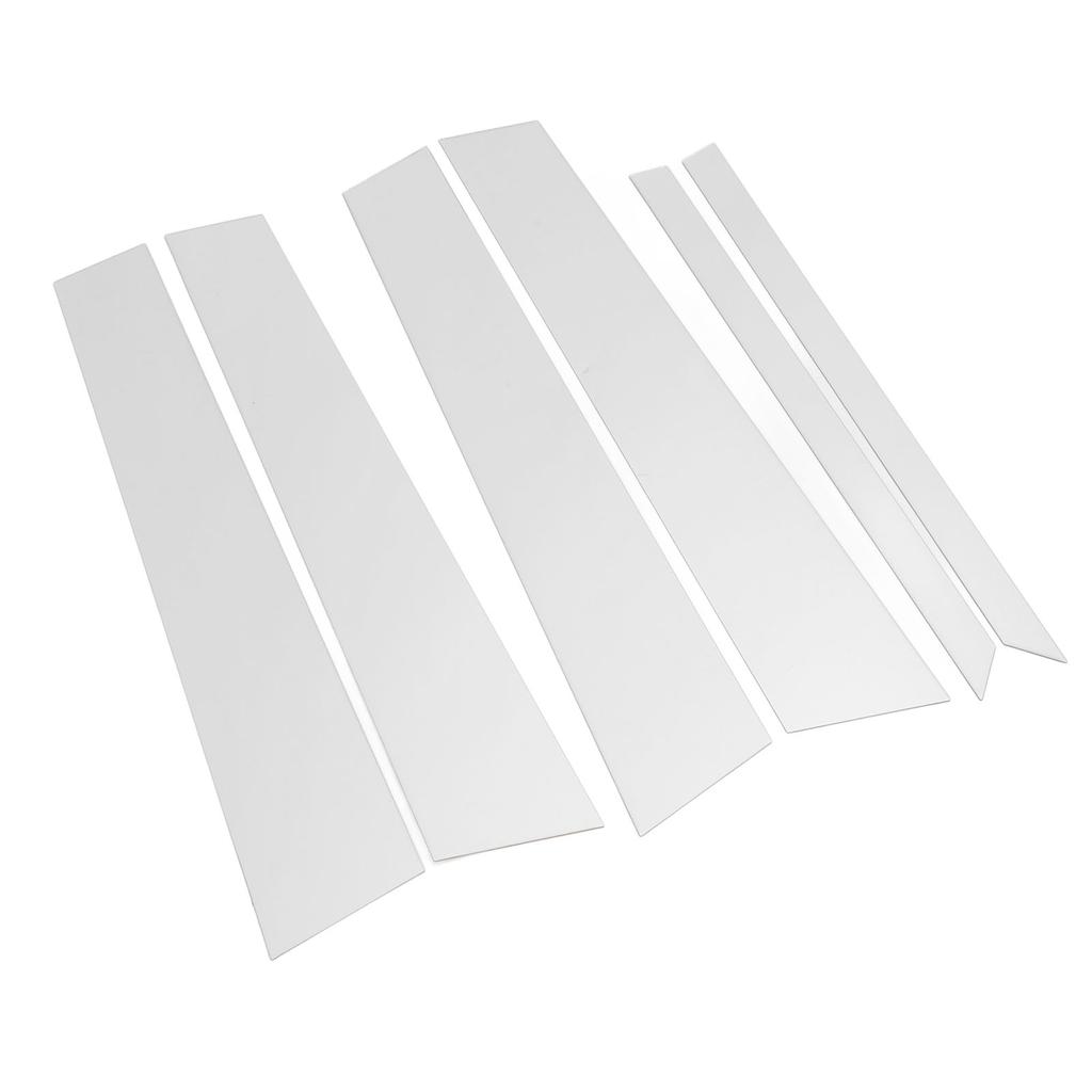 6 STÜCKE Säulenverkleidung PC Chrom Cooler Look Klebend Fenster Säulenverkleidung Ersatz für Benz M