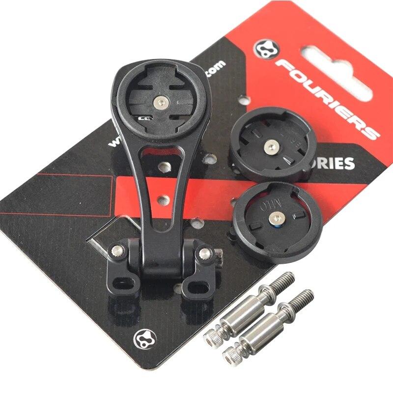 

Fouriers HA-S022 Крепление для велосипедного компьютера с регулируемым углом наклона передней крышки выноса, совместимое с Mio Garmin Bryton GoPro Speedmete Garmin Bryton MIO