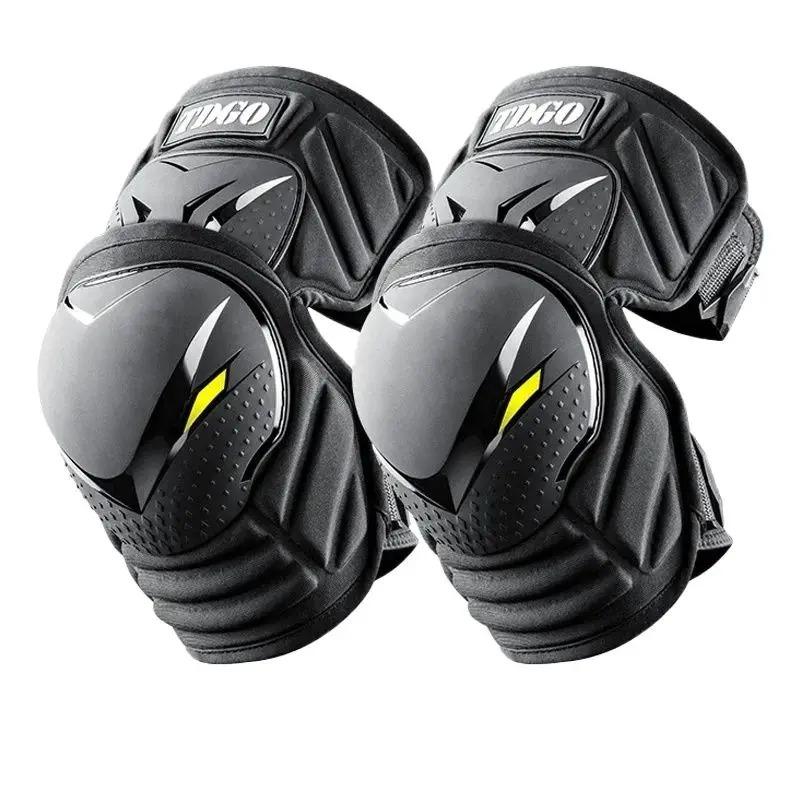 Adult MTB Motorcycle Knee Pads Body Joint Protection Protective Ski Skateboard Snowboard Motocross Kneepad Guard чёрный