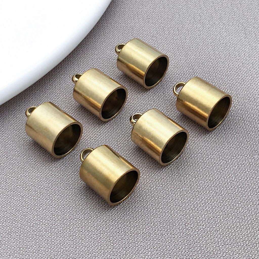 Stainless Steel Gold Chain Clasp Leather Connector for DIY Bracelet/Necklace Jewelry