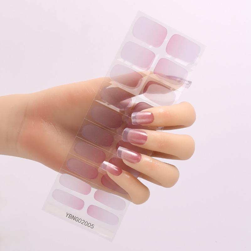 Semi-curing Light Therapy Nail Stickers Gel Nail Stickers Semi-curing Light Lamp Nail Stickers Harden, Last Long and Are Waterproof