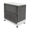 Large Capacity Clothes Basket, Rolling Laundry Basket, Collapsible Laundry Basket Injection-molded HIPS and PP for Families