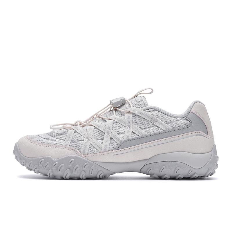 

Fila ECHAPPE Балетки Модные Универсальные Удобные Дышащие Низкие Повседневные Тренировочные Кроссовки для Бега Женские кроссовки Серые Розовые F12W522113FOC 38