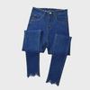 Women's High-Waist Skinny Jeans - Slim Fit Pencil Pants for Spring & Autumn 2024.