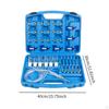 Oil Injector Flow Meter Test Kits Multiuse High Performance Professional Leak Off Fuel Repair Tool