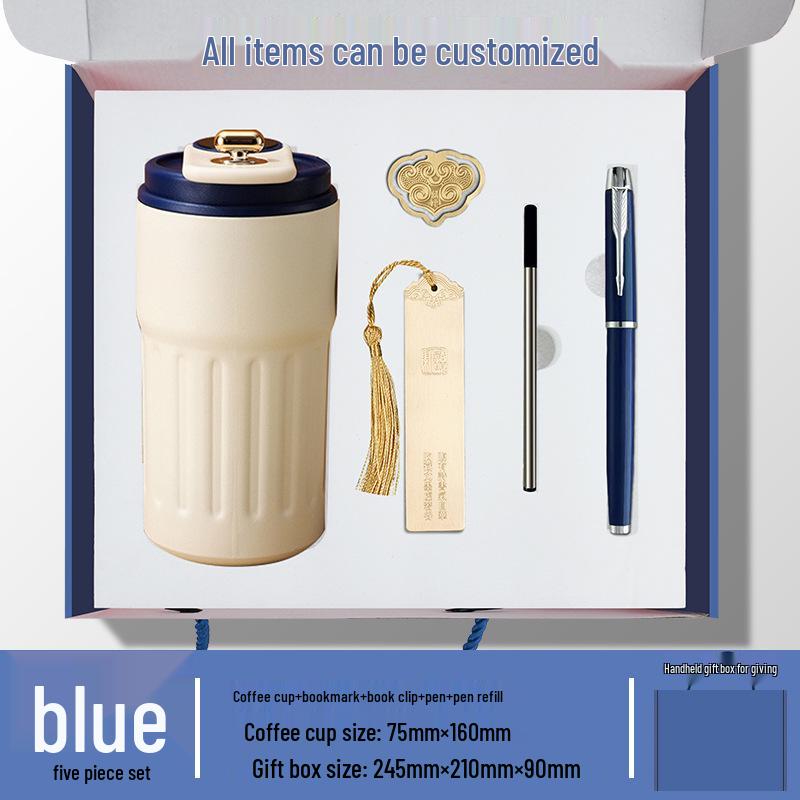 Custom Brass Bookmark Set - Premium Corporate Meeting Gift with Logo