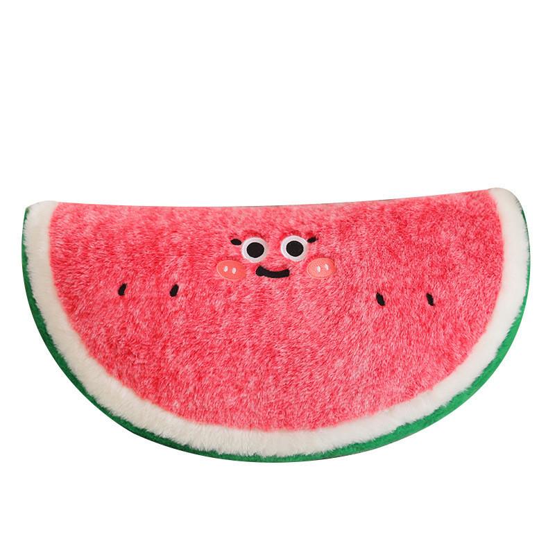 Watermelon Simulation Cartoon Pillow Plush Toy For Kids Bedroom Ornament