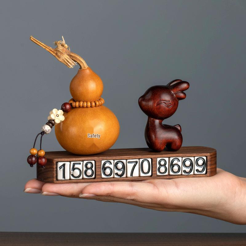 

Yabai Zodiac Gourd Car Ornament: High-End Natural Home & Car Decor Boutique