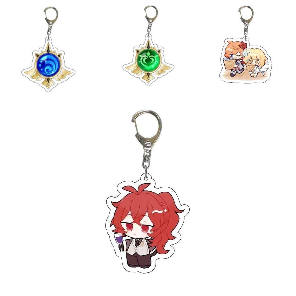 Vibrant Cartoon Keychain With Alloy Silicone Chain For Kids And Fans