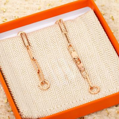 New Hot Brand Vintage Earrings for Women Luxury Jewelry Designer Eardrop Fashion Pure 925 Sliver Lady Party Stud Earrings