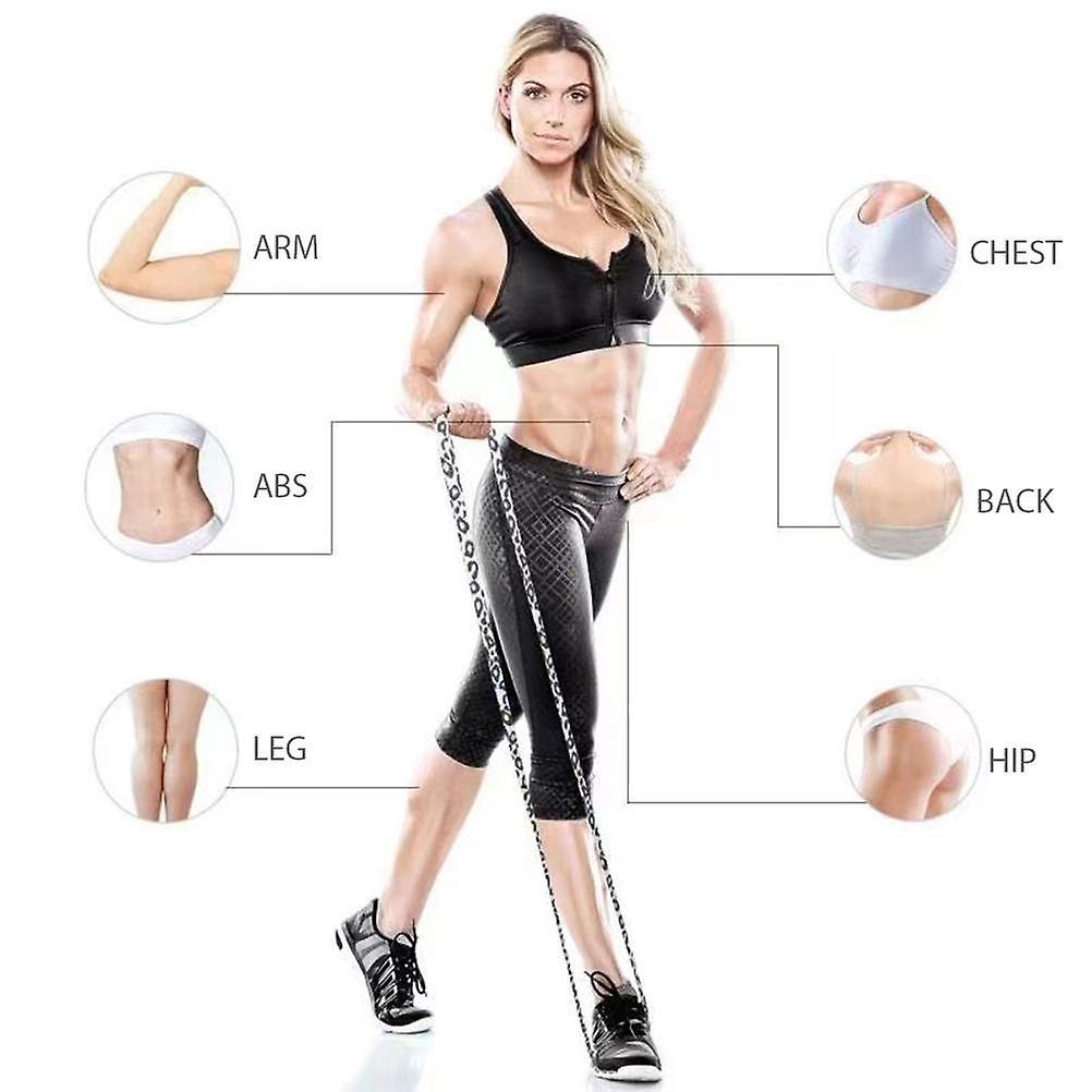 Resistance Band Leopard Printing Exercise Band Elastic Bands for Legs Butt and Arm