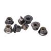 8PCS Metal M4 Wheel Lock Nut Flange Nylon Lock Nuts for   Typhon 1Celsius10 RC Car Parts
