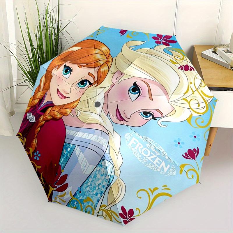 

Anna,Elsa Automatic Opening and Closing Umbrella - 8-rib Folding Design, Lightweight and Portable, Suitable for Daily Business Use, Pocket-f