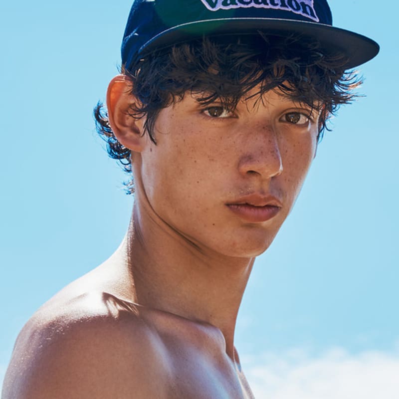 Feels Like Summer SUMMER VACATION NYLON CAP (BLACK)