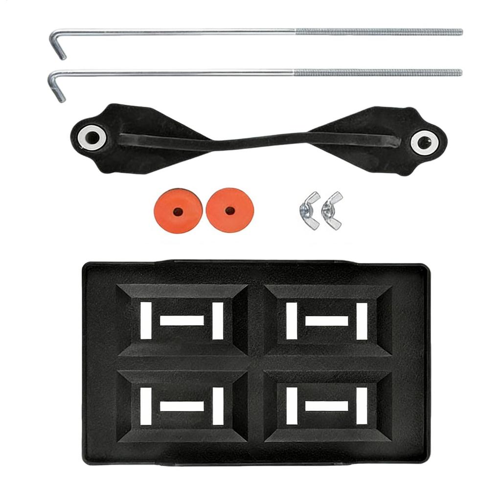 Car Battery Tray Bracket Battery Hold Down Mounting Base Adjustable Clamping Holder For Automotive Truck Trailer