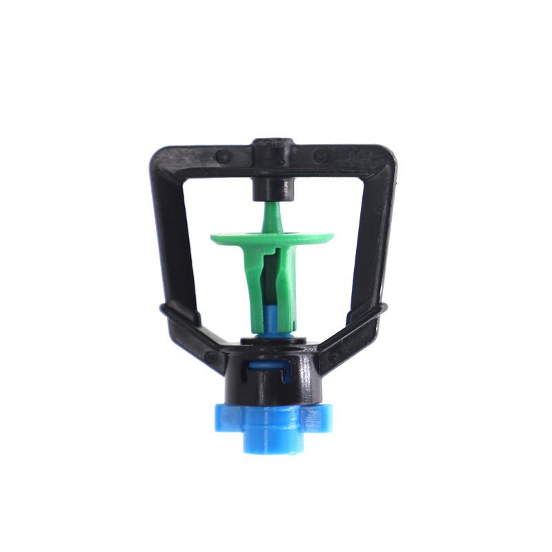 

20 шт. Тепличная 360° рефракционная микронасадка Садовая капельная ирригационная система Орошение туманом Подвесной увлажнитель Распылитель Барб