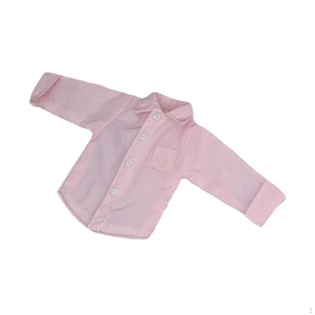 1/ Figure Shirt Doll Clothing Model Realistic Kids Adults Gifts Fashion Accessories Soft 6" Male