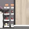 Household goods department store floor storage trolley universal wheel mobile rack kitchen bathroom multi-layer storage rack