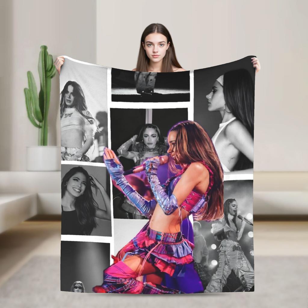Soft Blanket Travel Office Singer TINI STOESSEL Futtura Album 2025 Throw Blanket  Flannel Bedspread For Bedroom Sofa Bed Cover