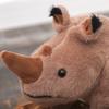Toy Rhino Plush Stuffed Animal Doll For Kids Gift Cartoon Decoration Bedroom