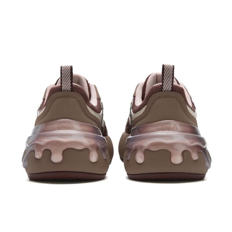 FILA CACTI Low top Skateboard Shoes Women's Brown White F12W541203FCA